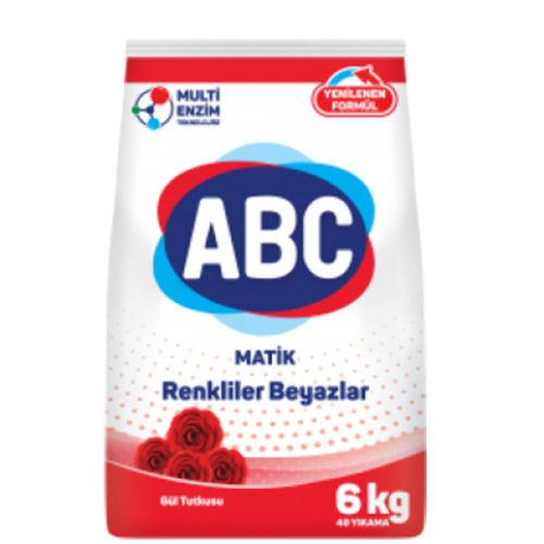 ABC Toz Deterjan Gül Tutkusu 6 Kg