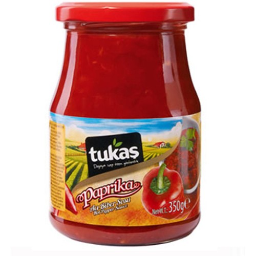 Tukaş Acı Biber Sosu Paprika 350 G