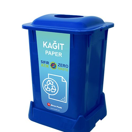 Afacan Plastik Zero Waste Bıns ( Paper Waste ) 50 Lt