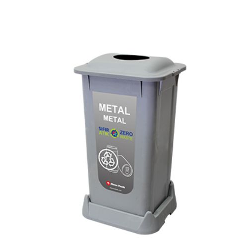 Afacan Plastik Zero Waste Bıns ( Metal Waste ) 70 Lt