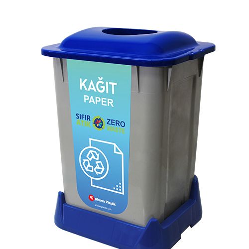 Afacan Plastik Sıfır Atık Kovası Natural ( Kağıt Atık ) 50 Lt