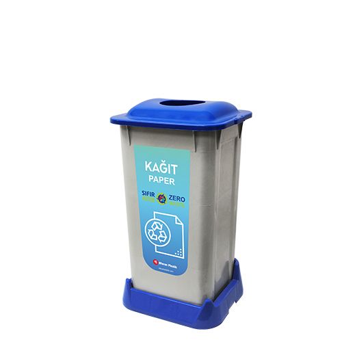 Afacan Plastik Sıfır Atık Kovası Natural ( Kağıt Atık ) 70 Lt