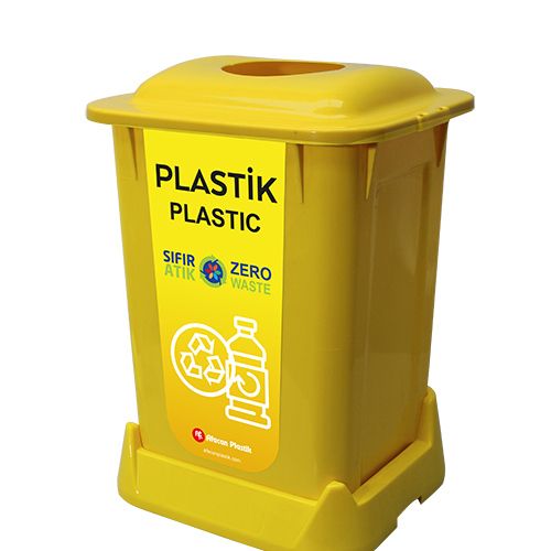 Afacan Plastik Sıfır Atık Kovası ( Plastik Atık )50 Lt