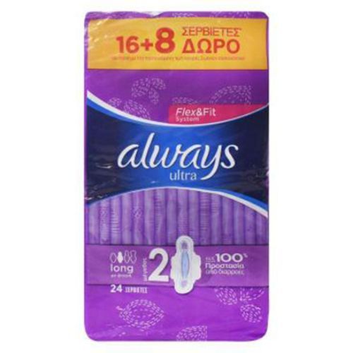 Always Ultra Pads Long 24