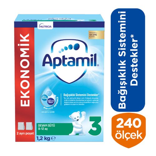 Aptamil 3 Devam Sütü 1200 G 9-12 Ay