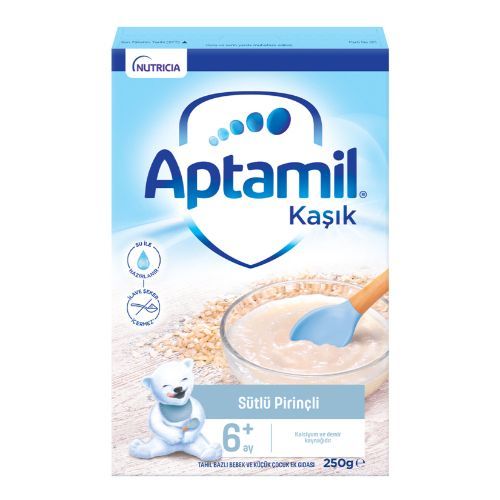 Aptamil Milky Rice Cereal Based Spoon Food 250 G 6-36 Months