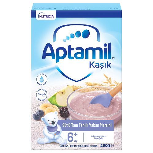 Aptamil Milky Whole Grain Blueberry 250 Gr