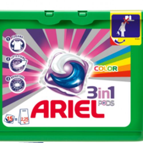 Ariel Kaps Parlak Renkler 15 Adet