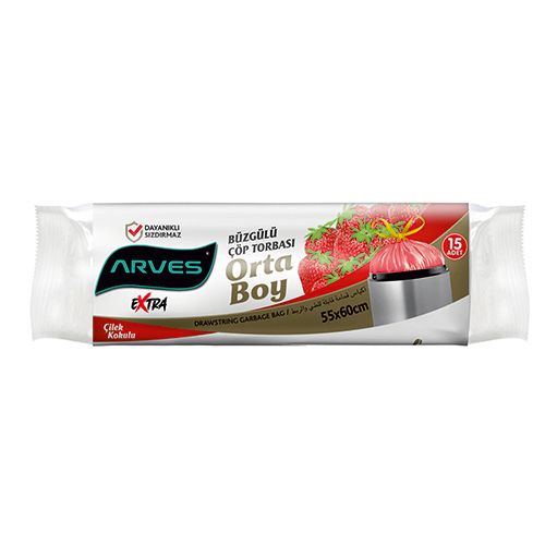 Arves Extra Strong Pleated Strawberry Scented Medium Size