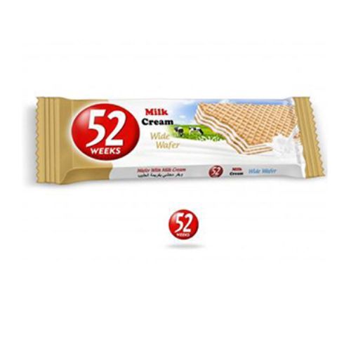 Azra 52 Weeks Milk Cream Wafer 60 Gr