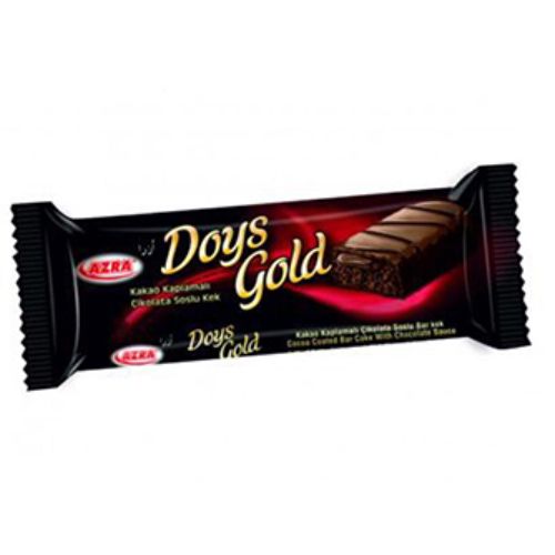 Azra Doys Gold Çikolata Aromalı Sos Dolgulu Kakaolu Kek 30 Gr