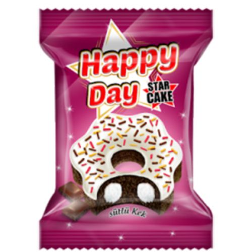 Azra Kek Happy Day Kakao Soslu Sütlü Kokolin 45 Gr