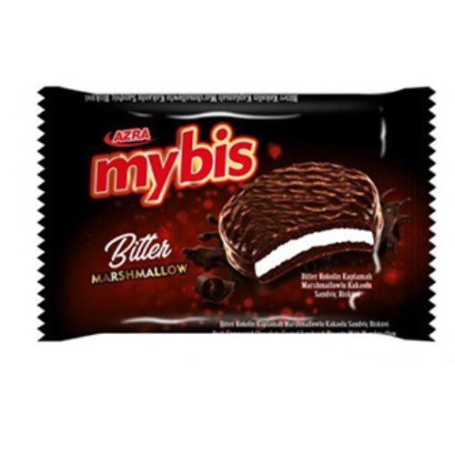 Azra Mybis Marshmellow Sandwich Bitter Biscuit 18 Gr