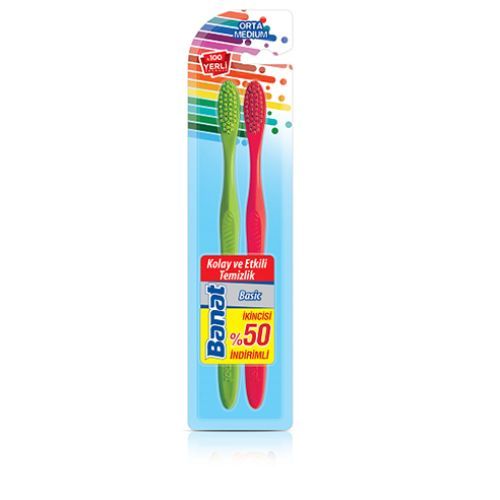 Banat Basic 1+1 Toothbrush