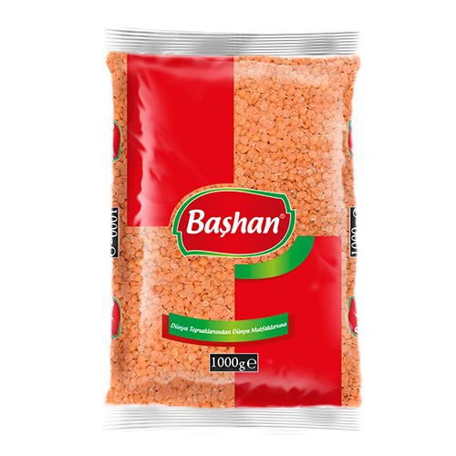 Başhan Kırmızı Yaprak Mercimek (İthal Naturel) 1 Kg