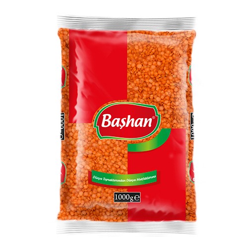 Başhan Kırmızı Yaprak Mercimek (Yerli Ankara Cila) 1 Kg