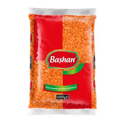 Başhan Kırmızı Yaprak Mercimek (Yerli İzmir Cila) 1 KG