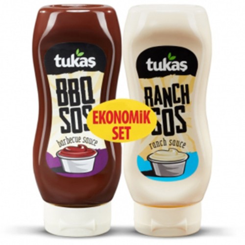 Tukaş BBQ Sos & Ranch Sos Eko Paket 400 G + 335 G