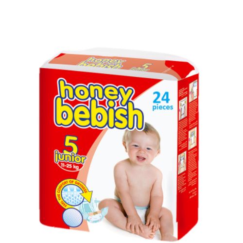 Pine Bebish Junior  24'Lü İkiz Paket Bebek Bezi