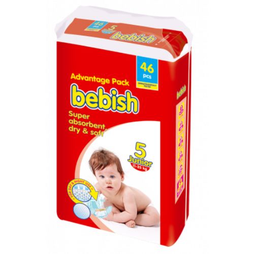 Pine Bebish Junior 46'Lı Avantaj Paket Bebek Bezi