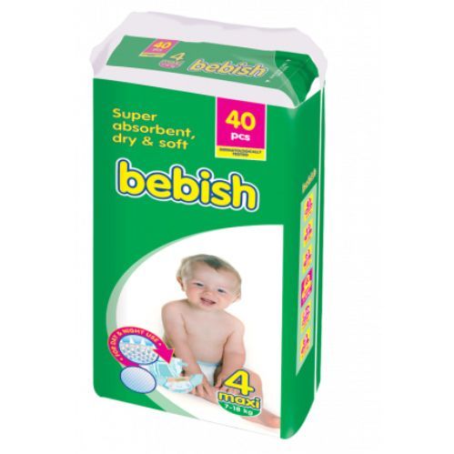 Bebish Maxi 40 Pcs Twin Pack Diapers