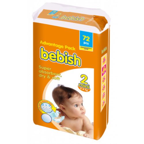 Pine Bebish Mini 72'Li Avantaj Paket Bebek Bezi