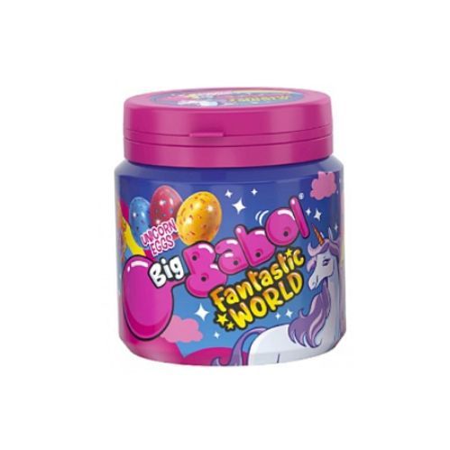 Big Babol Fantastic World Unicorn Eggs Strawberry & Banana & Blueberry Flavored Gum 90 Gr