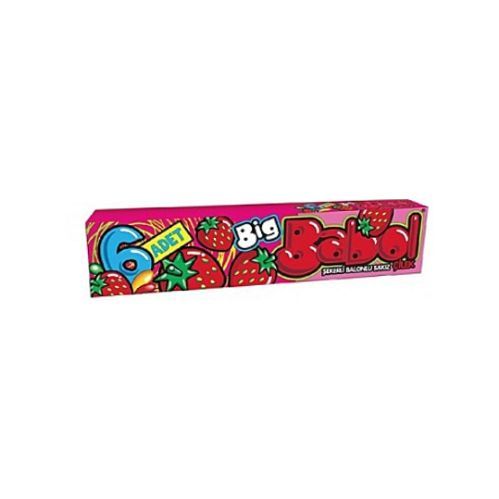 Big Babol Stick Strawberry Gum 25 Gr