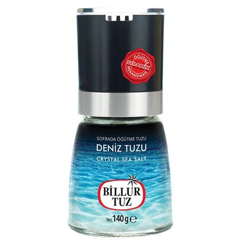 Billur Crystal Sea Salt Grinder 140 Gr