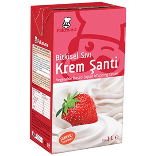 Pakmaya Bitkisel Sıvı Krem Şanti (Şekerli) 1 Lt