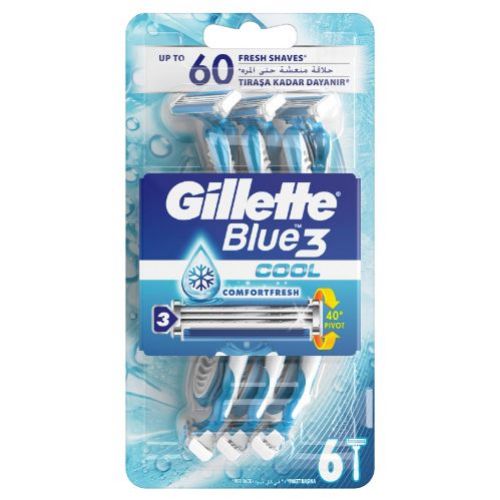 Blue3 Cool Razor Set of 6