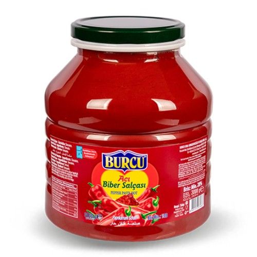 Burcu Red Hot Pepper Plastic Bottle   3000 Gr