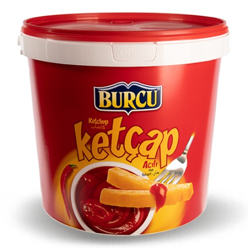 Burcu Acı Ketçap (Kova) 9000 Gr