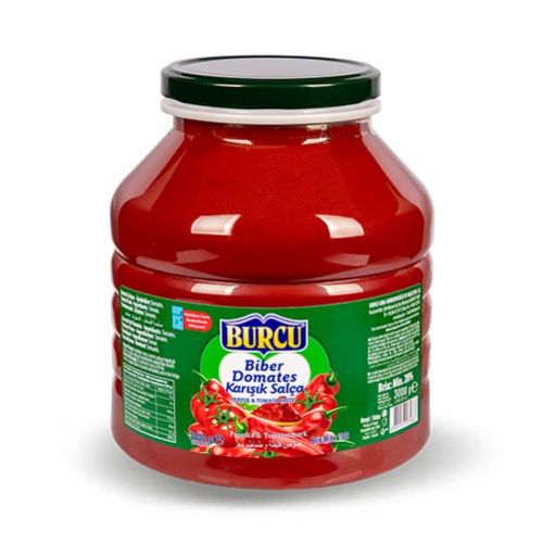 Burcu Mixed Pepper & Tomato Paste Plastic Bottle  3000 Gr