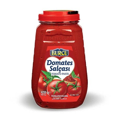 Burcu Tomato Paste Plastic Bottle 4200 Gr