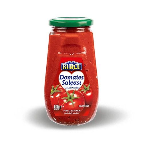 Burcu Tomato Paste Glass 600 Gr