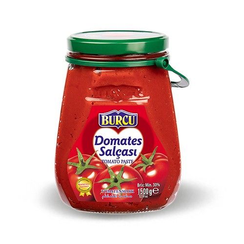 Burcu Tomato Paste Glass 1500 Gr