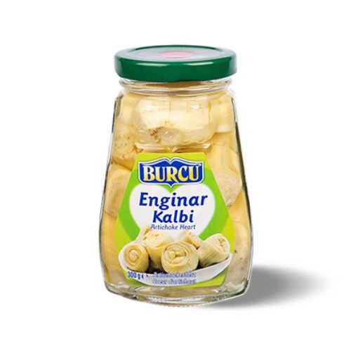 Burcu Artichoke Heart Glass Canned  300 Gr