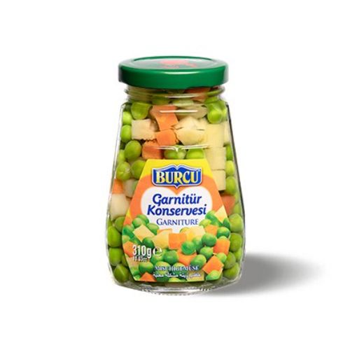 Burcu Mixed Vegetables Glass Canned 310 Gr