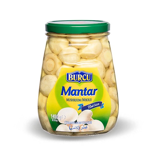 Burcu Mantar (Bütün) Konserve 1450 Gr