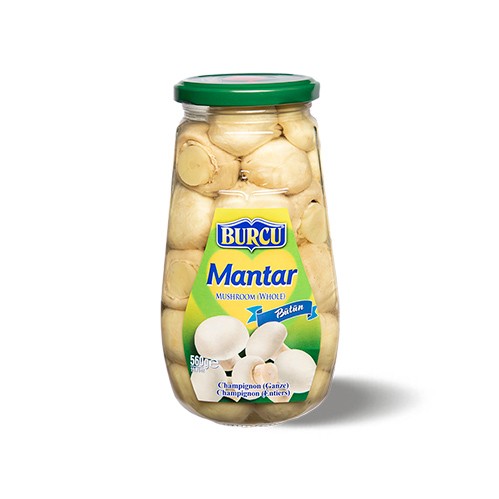 Burcu Mantar (Bütün) Konserve 560 Gr