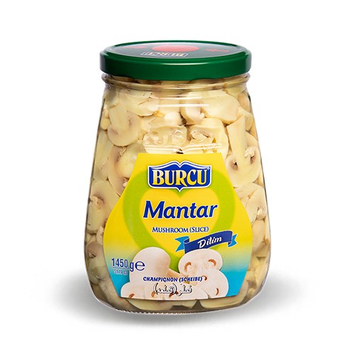 Burcu Mantar (Dilim) Konserve 1450 Gr