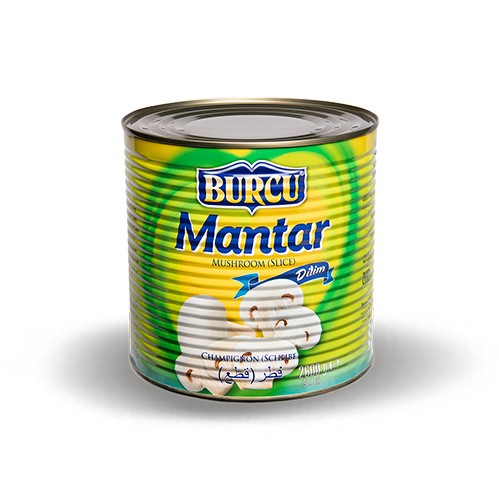 Burcu Mantar (Dilim) Konserve 2600 Gr