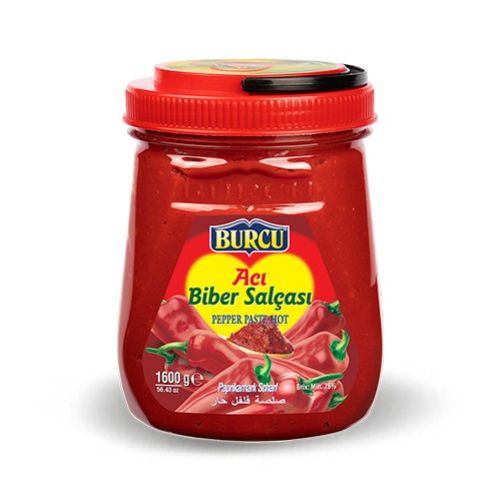 Burcu Pepper Paste Mild Plastic Bottle 1600 Gr