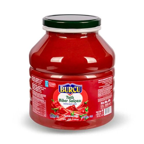 Burcu Pepper Paste Mild  Plastic Bottle 3000 Gr