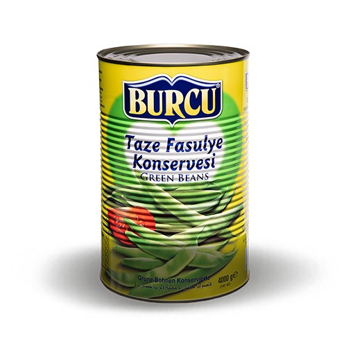 Burcu Taze Fasulye Konserve 4000 Gr