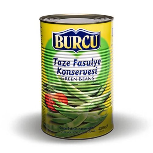 Burcu String Beans Tin Canned 4000 Gr