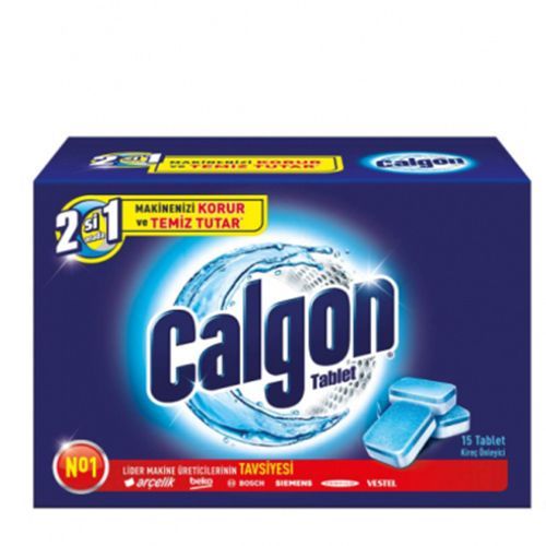 Calgon 2-in-1 Anti-Calc Tablet 15 Pcs