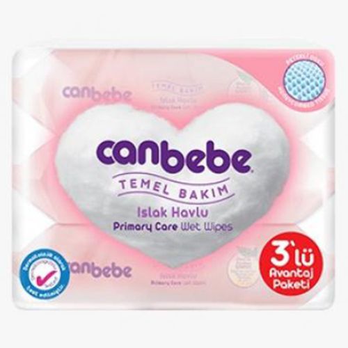 Canbebe Islak Havlu Temel Bakım 3x56 Adet