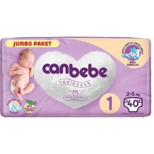 Canbebe Jumbo Paket No 1 40 Adet